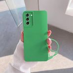 Zebana Samsung Galaxy S23 ile Uyumlu Kılıf Zebana Love Yumuşak Silikon Kılıf Açık Yeşil