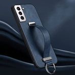 Zebana Samsung Galaxy S23 Plus ile Uyumlu Kılıf Zebana Classic Deri Kılıf Lacivert