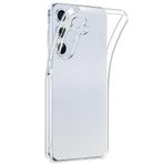 Zebana Samsung Galaxy S25 FE ile Uyumlu Kılıf Zebana Şeffaf Soft Silikon Kılıf Şeffaf