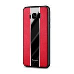 Zebana Samsung Galaxy S8 Plus ile Uyumlu Kılıf Zebana Premium Deri Kılıf Kırmızı