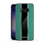 Zebana Samsung Galaxy S8 Plus ile Uyumlu Kılıf Zebana Premium Deri Kılıf Yeşil