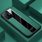 Zebana Xiaomi Mi 11T Yeşil Premium Deri Cep Telefonu Kılıfı