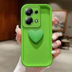 Zebana Xiaomi Poco M6 Pro ile Uyumlu Kılıf Zebana Amour Silikon Kılıf Açık Yeşil