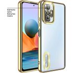 Zebana Xiaomi Redmi Note 10 Pro Gold Glint Silikon Cep Telefonu Kılıfı