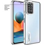 Zebana Xiaomi Redmi Note 11 Pro Gri Glint Silikon Cep Telefonu Kılıfı