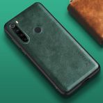 Zebana Xiaomi Redmi Note 8 Yeşil Lüx Deri Kılıf