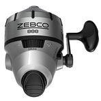Zebco 888 Spincast Balıkçılık Makarası, Boyut 80 Makara, Değiştirilebilir Sağ veya Soldan Alma, 25 lb Zebco Olta İpi ile Önceden Biriktirilmiş, Paslanmaz Çelik Ön Kapak, Gümüş