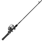 Zebco Delta Spincast Reel ve Olta Combo, 15 Ayak 15 cm 2 Parça Olta Kamışı, Boyut 20 Makara, Değiştirilebilir Sağ veya Soldan Alma, 6 lb Zebco Olta İpi ile Önceden Biriktirilmiş, Soğuk Gri