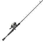 Zebco Omega Pro Spincast Makara ve Olta Kombo, 6-Foot 2 Parça IM6 Grafit Olta Çubuğu, Bölünmüş MaxTac Kavrama Çubuğu Sapı, Boyut 30 Makara, 4,5 kg Zebco İpi ile önceden sarılmış, Siyah