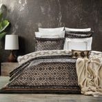 Zebra Casa Bride Kahverengi 3'lü Çeyiz Seti