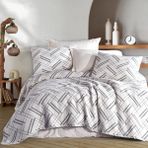 Zebra Casa Claris Çift Kişilik Yatak Örtüsü / Bej - 240 x 260 cm - Lacivert