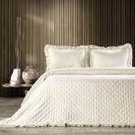Zebra Casa Lima Çift Kişilik 3 Parça Yatak Örtüsü / Krem Renk - 240 x 260 cm