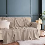 Zebra Casa Noble 170X200CM Koltuk Örtüsü - Bej - 170 x 200 cm