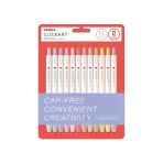 Zebra Clickart Market Pen 0.6Mm 12'Li Tükenmez Kalem Seti Pale Colours 12Czpl
