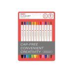 Zebra Clickart Market Pen 0.6Mm 12'Li Tükenmez Kalem Seti Standart Colours 12Czst