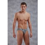 Zebra Desen Erkek Slip Külot 1345