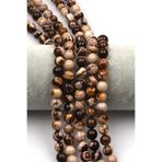 Zebra Jasper Doğal Taş Dizi 8 Mm Küre Kesim