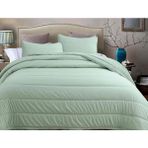 Zebra Maıss Mint Yeşili Çift Kişilik Yatak Örtüsü - 240 x 260 cm