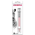 Zebra Pen 901 Retractable Ballpoint Pen - Medium Point 1.0mm Nib - Black Ink - Pastel Pink Barrel