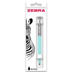 Zebra Pen 901 Retractable Ballpoint Pen - Medium Point 1.0mm Nib - Black Ink - Pastel Teal Green Barrel