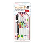 ZEBRA SARASA CLIP 0.5MM JEL KALEM LUCKY CHARM SERISI 5LI SET