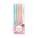 Zebra Sarasa Clip 5'Li Milk Color Set 0.5Mm Renkli Roller Kalemler Yumuşak Yazım Deneyimi