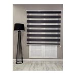 Zebra Stor Geniş Plise Güneşlik Perde, Antrasit Gri, 200 x 200