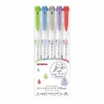 Zebra WFT8-5C-NC Mildliner Brush Pen Kalem Seti