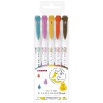 Zebra WFT8-5C-RC Mildliner Brush Pen Kalem Seti