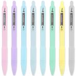 Zebra Z-Grip Smooth Ballpoint Pen - 1.0mm - Black Ink - Pastel/Blush Barrels - Pack of 8