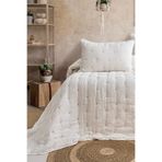 ZEBRACASA Rita Tek Kişilik Yatak Örtüsü Takımı Krem 180 x 240