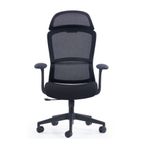 Zec Ofis Monza Ergonomik Yönetici Koltuğu - Tilt Mekanizma, Bel Desteği, Sessiz PU Tekerlekler Siyah