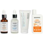 Zederma Özel Seri Bakım Seti: Saf C10 Serum & Hyalüronik Serum + Nemlendirici & Güneş Koruyucu Krem