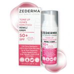 Zederma Tone Up SPF50 50 ml Güneş Koruyucu Renkli Krem