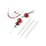 Zedhobi 1 Adet 7.5 cm Karnıyarık Boncuk Dizme Iğne Iğnesi