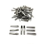 Zedhobi 10 Adet 7.5 cm Gümüş Renk Metal Pens Toka Timsah Toka Kadın Toka