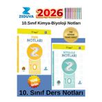 Zeduva 2026 10.Sınıf %100 Yeni Müfredat (F-B)2 Kitap Yeni Müfredat Ders Notları+Android Kalem