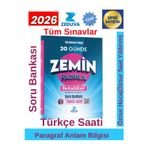 Zeduva 2026 Türkçe Saati 20 Günde Zemin Hazırla Paragraf Anlam Bilgisi Soru Bankası