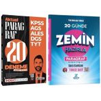 Zeduva + İndeks YKS TYT KPSS Türkçe Saati Paragraf Anlam Bilgisi 20 Günde Zemin Hazırla Soru Bankası + 20 Deneme 2 li Se