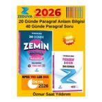 Zeduva Yayınları 2026 Ösym Zemin Paragraf 20 Günde Soru Paragraf Rütüel 40 Gün Soru Bankası+Kalem
