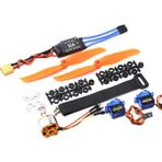 Zeeful 2200KV Fırçasız Motor 30A Esc XT60 Fiş SG90 9g Mikro Servo 6035 Pervane Rc Sabit Kanatlı Uçak Helikopter Için (Yurt Dışından) - Siyah