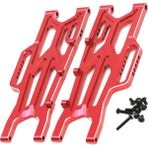 Zeeful Metal Arka Süspansiyon Kolları Salıncak Kolu ARA330710 Arrma 1/10 Kraton 4s V2 Rc Araba Yükseltme Parçaları Kırmızı (Yurt Dışından) - Siyah