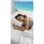 Zeelux Bambu Türetilmiş Rayon Yastık Kılıflı Ortopedik Servikal Hafızalı Köpük Yastık, Otel Tarzı Konfor, Yan ve Sırt Uyuyanlar için Ergonomik Boyun ve Omuz Desteği