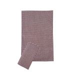 Zefir Desen Sofra Bezi Masa Örtüsü 170 x 170 Cm Bordo