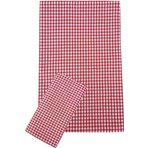 Zefir Desen Sofra Bezi Masa Örtüsü 170 x 170 Cm Kırmızı