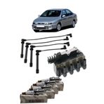 ZEGEN FİAT MAREA 1.6 16V 4 ADET BUJİ + BUJİ KABLOSU + ATEŞLEME BOBİNİ