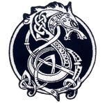 ZEGIN Vikings Berserk İskandinav Canavar Kurt İskandinav Mitoloji Yama İşlemeli Aplike Rozet Demir On Dikmek Amblem