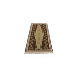 Zehra Abla Halı El Dokuma Başyapıt Afgan Yün Kilim 6312 Çok Renkli-100 x 200