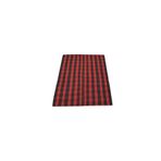 Zehra Abla Halı El Dokuma Ender Ekoseli Sofra Yün Kilim 6306 Çok Renkli-100 x 140