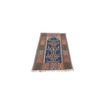 Zehra Abla Halı El Dokuma Farklı Otantik Balıkesir Yün Kilim 6352 Çok Renkli-110 x 180
